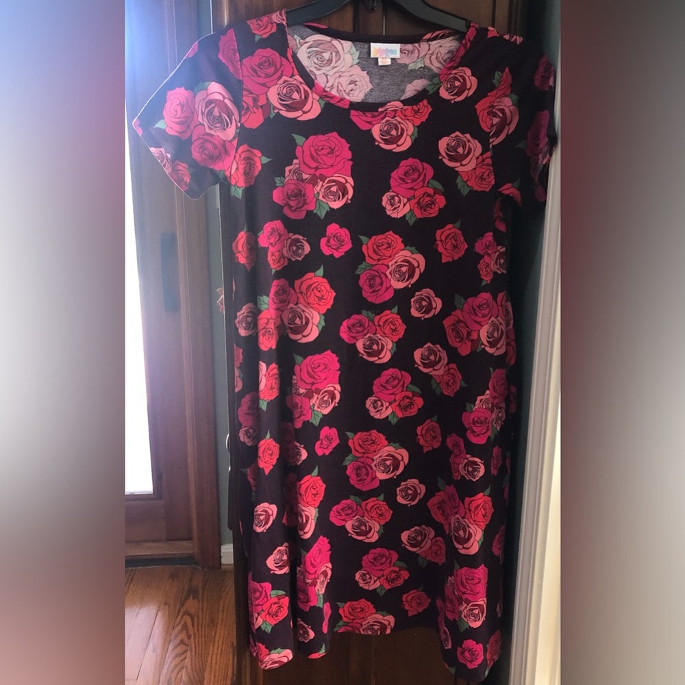 LULAROE Dress - OODLES of ROSES   Size XS